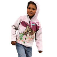 Kentucky Horse Racing Kid Hoodie Derby Mint Julep With Roses - Wonder Print Shop