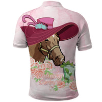 Kentucky Horse Racing Polo Shirt Derby Mint Julep With Roses - Wonder Print Shop