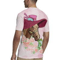 Kentucky Horse Racing Rugby Jersey Derby Mint Julep With Roses - Wonder Print Shop