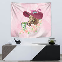 Kentucky Horse Racing Tapestry Derby Mint Julep With Roses - Wonder Print Shop