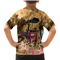 Kentucky Horse Racing Family Matching Mermaid Dress and Hawaiian Shirt 151st Anniversary Race For The Roses LT14