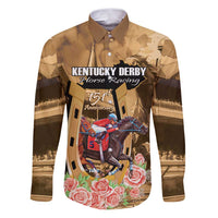 Kentucky Horse Racing Family Matching Puletasi and Hawaiian Shirt 151st Anniversary Race For The Roses LT14