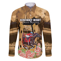Kentucky Horse Racing Family Matching Tank Maxi Dress and Hawaiian Shirt 151st Anniversary Race For The Roses LT14