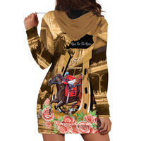 Kentucky Horse Racing Hoodie Dress 151st Anniversary Race For The Roses LT14