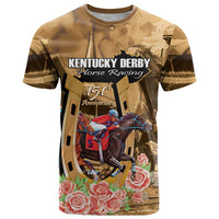 Kentucky Horse Racing T Shirt 151st Anniversary Race For The Roses LT14