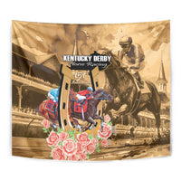 Kentucky Horse Racing Tapestry 151st Anniversary Race For The Roses LT14