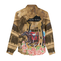 Kentucky Horse Racing Women Casual Shirt 151st Anniversary Race For The Roses LT14