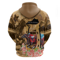 Kentucky Horse Racing Zip Hoodie 151st Anniversary Race For The Roses LT14