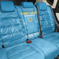 Custom Saint Lucia Cricket Back Car Seat Cover Go Champions Beinspired