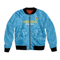 Custom Saint Lucia Cricket Bomber Jacket Go Champions Beinspired