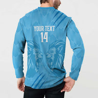 Custom Saint Lucia Cricket Button Sweatshirt Go Champions Beinspired