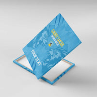 Custom Saint Lucia Cricket Canvas Wall Art Go Champions Beinspired