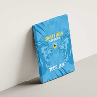 Custom Saint Lucia Cricket Canvas Wall Art Go Champions Beinspired