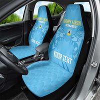 Custom Saint Lucia Cricket Car Seat Cover Go Champions Beinspired