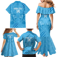 Custom Saint Lucia Cricket Family Matching Mermaid Dress and Hawaiian Shirt Go Champions Beinspired
