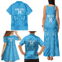 Custom Saint Lucia Cricket Family Matching Tank Maxi Dress and Hawaiian Shirt Go Champions Beinspired