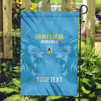 Custom Saint Lucia Cricket Garden Flag Go Champions Beinspired