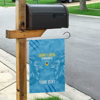 Custom Saint Lucia Cricket Garden Flag Go Champions Beinspired