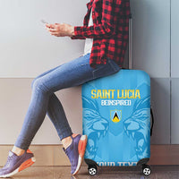 Custom Saint Lucia Cricket Luggage Cover Go Champions Beinspired