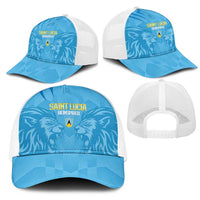 Saint Lucia Cricket Mesh Trucker Cap Go Champions Beinspired - Wonder Print Shop