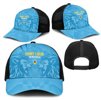 Saint Lucia Cricket Mesh Trucker Cap Go Champions Beinspired - Wonder Print Shop