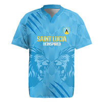 Custom Saint Lucia Cricket Rugby Jersey Go Champions Beinspired