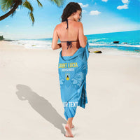 Custom Saint Lucia Cricket Sarong Go Champions Beinspired