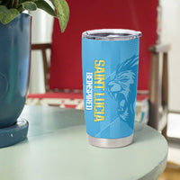 Custom Saint Lucia Cricket Tumbler Cup Go Champions Beinspired