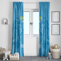 Custom Saint Lucia Cricket Window Curtain Go Champions Beinspired