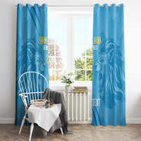 Custom Saint Lucia Cricket Window Curtain Go Champions Beinspired