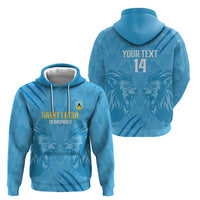 Custom Saint Lucia Cricket Zip Hoodie Go Champions Beinspired