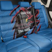 Custom Antigua and Barbuda Cricket Back Car Seat Cover Go Champions Falcons