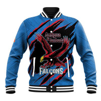 Custom Antigua and Barbuda Cricket Baseball Jacket Go Champions Falcons
