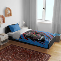 Custom Antigua and Barbuda Cricket Bedding Set Go Champions Falcons