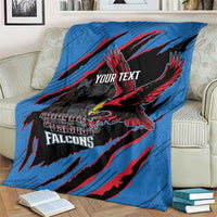 Custom Antigua and Barbuda Cricket Blanket Go Champions Falcons