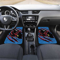 Custom Antigua and Barbuda Cricket Car Mats Go Champions Falcons