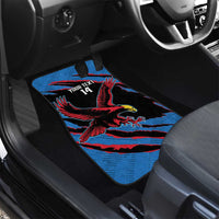 Custom Antigua and Barbuda Cricket Car Mats Go Champions Falcons