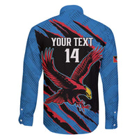 Custom Antigua and Barbuda Cricket Family Matching Short Sleeve Bodycon Dress and Hawaiian Shirt Go Champions Falcons