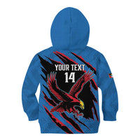 Custom Antigua and Barbuda Cricket Kid Hoodie Go Champions Falcons