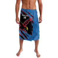 Custom Antigua and Barbuda Cricket Lavalava Go Champions Falcons