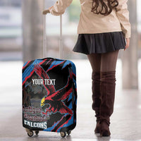 Custom Antigua and Barbuda Cricket Luggage Cover Go Champions Falcons