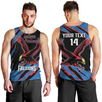 Custom Antigua and Barbuda Cricket Men Tank Top Go Champions Falcons