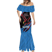 Custom Antigua and Barbuda Cricket Mermaid Dress Go Champions Falcons