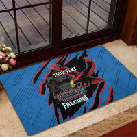 Custom Antigua and Barbuda Cricket Rubber Doormat Go Champions Falcons