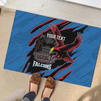 Custom Antigua and Barbuda Cricket Rubber Doormat Go Champions Falcons