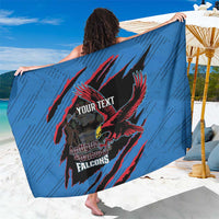 Custom Antigua and Barbuda Cricket Sarong Go Champions Falcons
