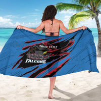 Custom Antigua and Barbuda Cricket Sarong Go Champions Falcons