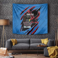 Custom Antigua and Barbuda Cricket Tapestry Go Champions Falcons