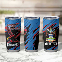 Custom Antigua and Barbuda Cricket Tumbler Cup Go Champions Falcons
