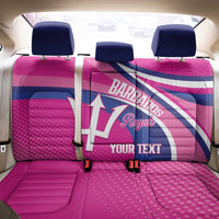 Custom Barbados Royals Cricket Back Car Seat Cover Go Champions Tridents Pink Version